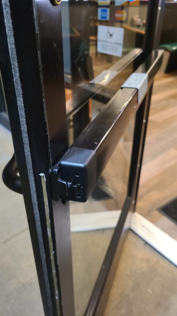 Commercial exit-door hardware